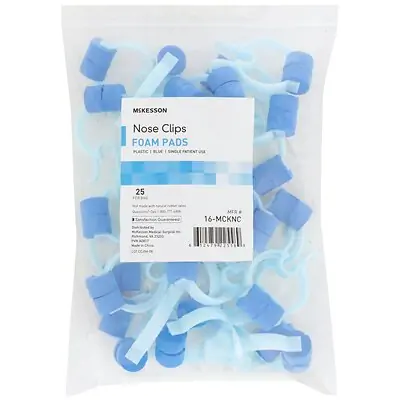 McKesson Brand - 16-MCKNC McKesson Nose Clips for use with Spirometer