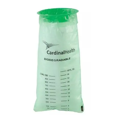 Cardinal - BAGEMS Emesis Bag Cardinal Health™ 40 oz. Green