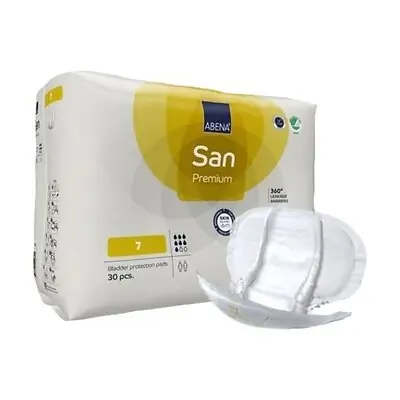 Abena North America - 1000021309 Abena® San 7 Premium Bladder Protection Pad