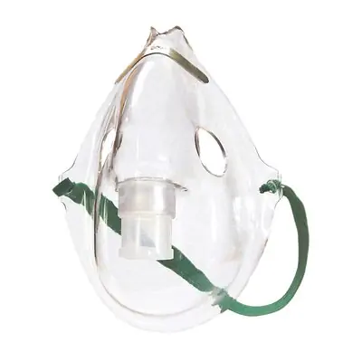 Drive DeVilbiss Healthcare - MASK 001A Aerosol Mask Elongated Style Adult One Size Fits Most Adjustable Head Strap / Nose Clip