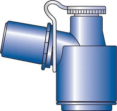 ICU Medical FKA Smiths Medical - 625191 Diagnostic Adapter PORTEX® PEEP-KEEP™ Swivel Fiber Optic For Bronchoscope