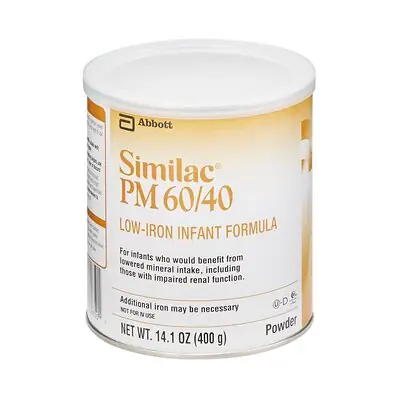 Abbott Nutrition - 00850 Similac® PM 60 / 40 Low Iron Powder Infant Formula