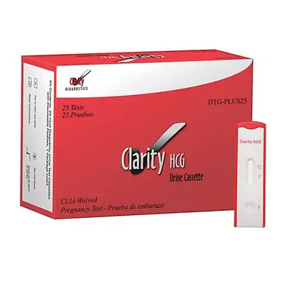 Clarity Lab Group LLC - DTG-PLUS25 Clarity® hCG Pregnancy Fertility Reproductive Health Test Kit