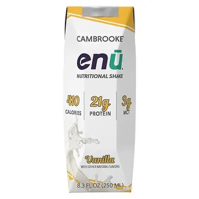 Cambrooke Therapeutics - 33242 enu® Vanilla Nutritional Shake