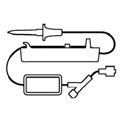ICU Medical FKA Smiths Medical - 21-7345-24 IV Pump Set CADD® High Volume Pump 1 Port 125 to 250 mL / Hr Drip Rate 0.2 Micron Filter 118 Inch Tubing Solution
