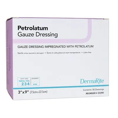 Sion Brands LLC - 23390 DermaRite® Petrolatum Impregnated Dressing