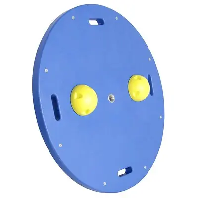 Fabrication Enterprises - 10-2020 Wobble/Rocker Board CanDo® Circular 2 X 16 X 16 Inch Yellow