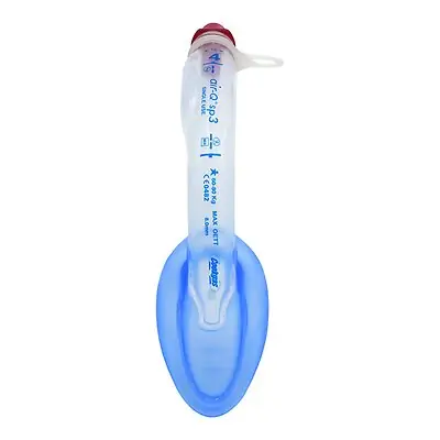 Sun Med - 40405 Curved Laryngeal Mask Air-Q® Size 4 Silicone Single Patient Use Sterile