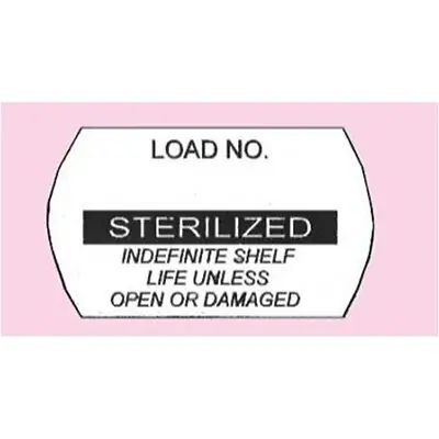 Healthmark Industries - H369023S Pre-Printed Label Laboratory Use Black / White Sterilized Black Sterilization Label