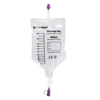 GBUK Group Ltd. - DBP-500 Enteral Drainage Bag ENFit® Without Tubing 500 mL Sterile ENFit® Connector Barrier