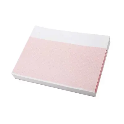Nissha Medical Tech - 7G30768678 Recording Chart Paper Hewlett Packard™ Z-Fold Red Grid