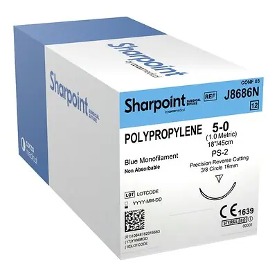 Surgical Specialties - J8686N Surgical Specialties™ Suture with Needle
