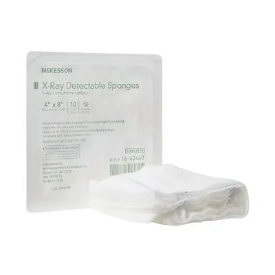 McKesson Brand - 16-42447 McKesson Sterile X-ray Detectable Gauze Sponge