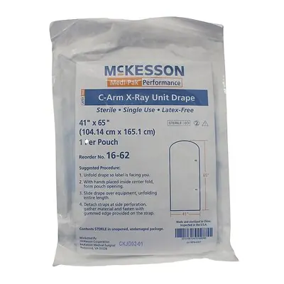 McKesson Brand - 16-62 McKesson C-Arm X-Ray Unit Drape