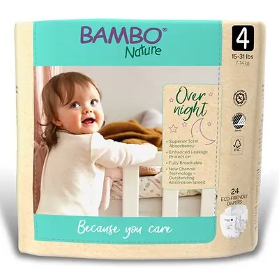 Abena North America - 1000021010 Bambo® Nature Overnight Diapers