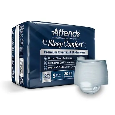 Attends Healthcare Products - SCPO10 Attends® Sleep Comfort Premium Overnight Underwear