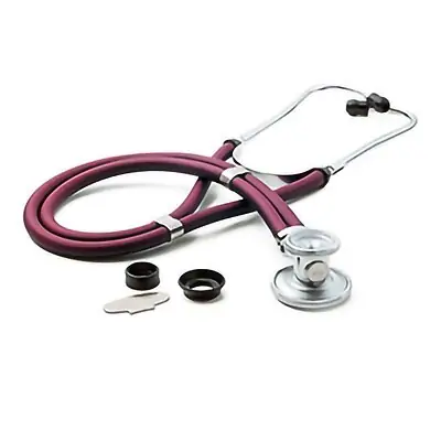 McKesson Brand - 641MMM Sprague Stethoscope McKesson Pink 2-Tube 22 Inch Tube Double Sided Chestpiece