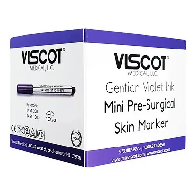 Viscot Industries - 1451-200 Viscot® Mini Gentian Violet Ink Skin Marker