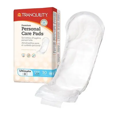 Principle Business Enterprises - 2481 Bladder Control Pad Tranquility® Premium Ultimate 13-7/10 Inch Length Heavy Absorbency Super Absorbent Core One Size Fits Most