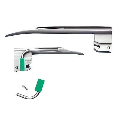 McKesson Brand - 4081FMM Laryngoscope Blade McKesson Miller Type Fiberoptic Light Infant NonSterile