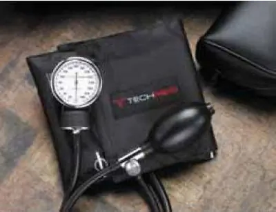 Dukal - 2010C Aneroid Sphygmomanometer Unit Tech-Med® Pediatric Cuff Arm Nylon Cuff 12 - 17 cm Pocket Aneroid