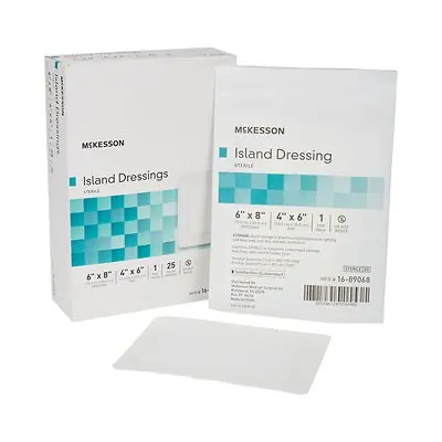 McKesson Brand - 16-89068 McKesson White Adhesive Dressing