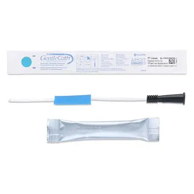 ConvaTec - 508989 Urethral Catheter GentleCath™ Straight Tip Hydrophilic Coated PVC 10 Fr. 8 Inch Length