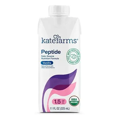 Kate Farms - 851823006386 Kate Farms® Peptide 1.5 Vanilla Sole-Source Nutrition Formula