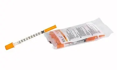 Sol-Millennium Medical - 1613151B Standard Insulin Syringe with Needle Sol-M™ 1 mL 5/16 Inch 31 Gauge NonSafety Regular Wall