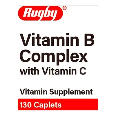 Major Pharmaceuticals - 80681012600 Rugby® Vitamin B Complex with Vitamin C (Ascorbic Acid) Multivitamin Supplement