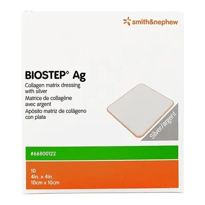 Smith & Nephew - 66800122 Biostep AG Collagen Dressing with Silver