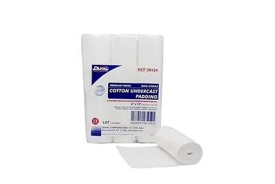 Dukal - 30124 Cast Padding Undercast Dukal™ 4 Inch X 4 Yard Cotton NonSterile