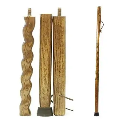 Mabis Healthcare - 602-3000-1326 Brazos™ Traveler's Oak Walking Stick