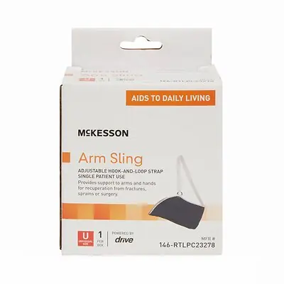 McKesson Brand - 146-RTLPC23278 McKesson Universal Blue Cotton / Polyester Arm Sling