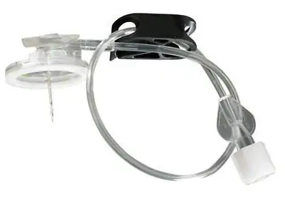 B. Braun - 4447000-02 Port Access Infusion Needle Surecan™ Safety II 19 Gauge 0.6 Inch 7-1/2 Inch Tubing Without Port