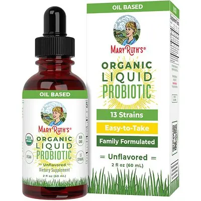 MRO MaryRuth LLC - DR-AD-PRO-OG-SF-2OZ-UN-02 Mary Ruth's® Oil-Based Organic Liquid Probiotic Drops