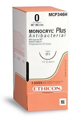 J & J Healthcare Systems - MCP936H Monocryl™ Plus Suture with Needle
