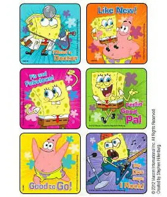 Medibadge - M2194 Sticker Disney® 75 per Pack SpongeBob - Doctor Visit Medical 2-1/2 X 2-1/2 Inch