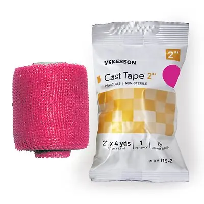 McKesson Brand - 115-2X McKesson Pink Cast Tape