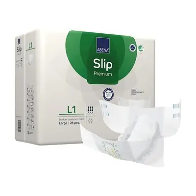 Abena North America - 1000021289 Abena® Slip Premium L1 Incontinence Brief