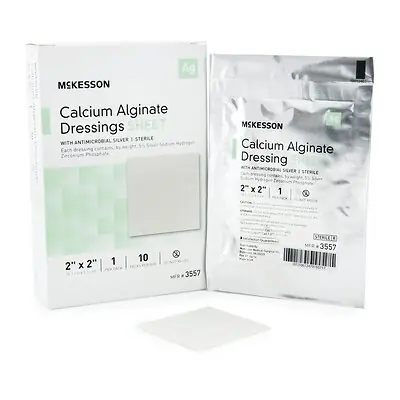 McKesson Brand - 3557 McKesson Calcium Alginate Dressing with Silver