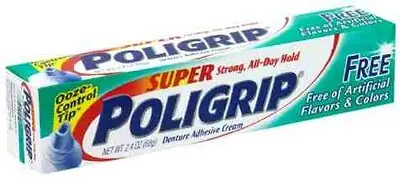 Glaxo Consumer Products - 31015806204 Poligrip Zinc-Free Denture Adhesive Cream