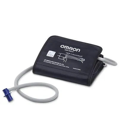 Emerson Healthcare - HEM-RML31-B Reusable Blood Pressure Cuff Omron® 23 to 45 cm Arm Nylon Cuff Wide Range Adult Cuff