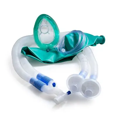 McKesson Brand - 16-D108M McKesson Anesthesia Breathing Circuit with Medium Mask and Straight Wye