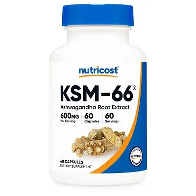 Nutricost - NTC188101 nutricost® KSM-66® Ashwagandha Root Extract and Black Pepper Extract
