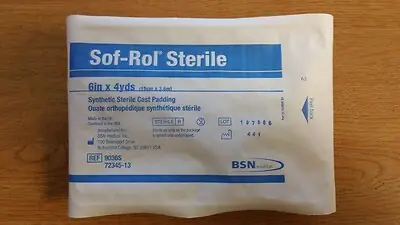 BSN Medical - 9036S Cast Padding Undercast Sof-Rol® 6 Inch X 4 Yard Rayon Sterile