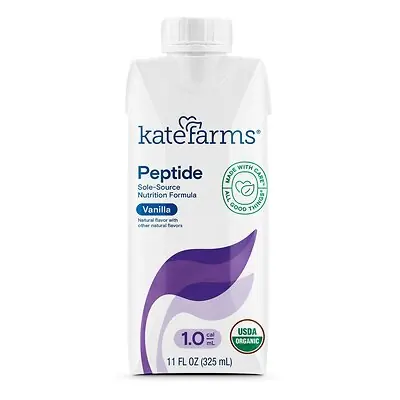 Kate Farms - 811112030553 Kate Farms® Peptide 1.0 Vanilla Sole-Source Nutrition Formula