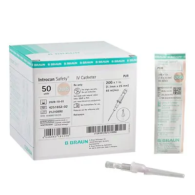 B. Braun - 4251652-02 Introcan Safety® Peripheral IV Catheter