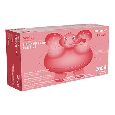 Ventyv - 10335101 Ventyv™ Plus 3.5 Elephant Nitrile Exam Glove