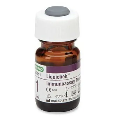 Bio-Rad Laboratories - 27111 Assayed Control Liquichek™ Premium Multiple Analytes Level 1 6 X 5 mL